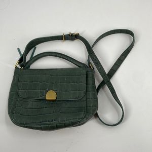 NWT madewell mini abroad embossed crossbody